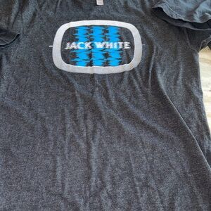 Jack White  Graphic T‑Shirt with Blue Logo